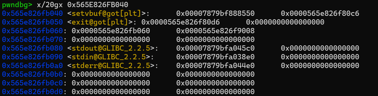Mission Transponder 泄露 libc 地址的调试结果
